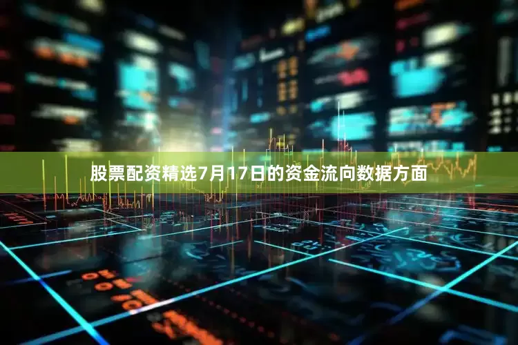 股票配资精选7月17日的资金流向数据方面
